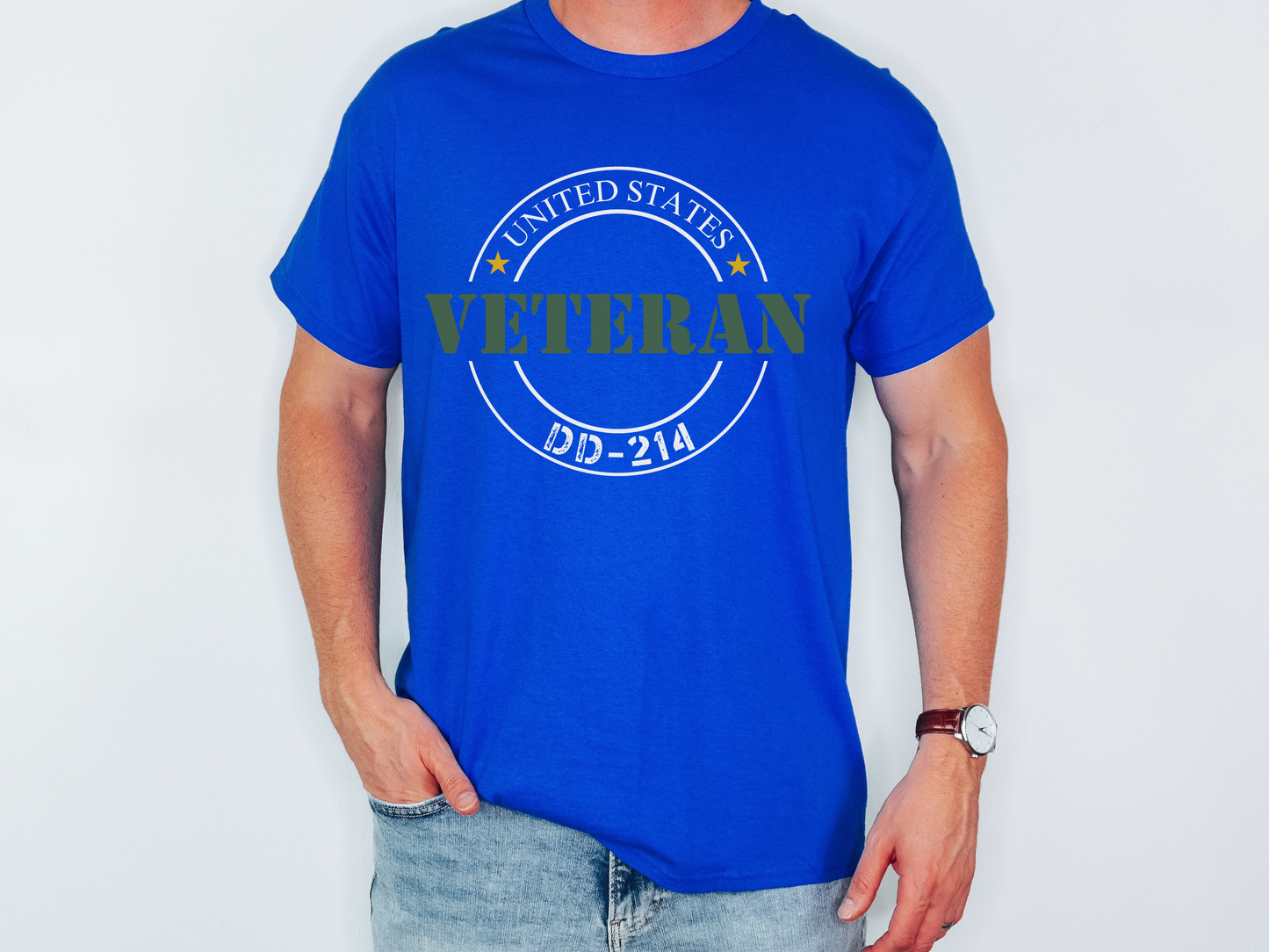 United States Veteran DD-214 Pride Tee