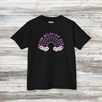 Rainbow Proud Military Child Shirt