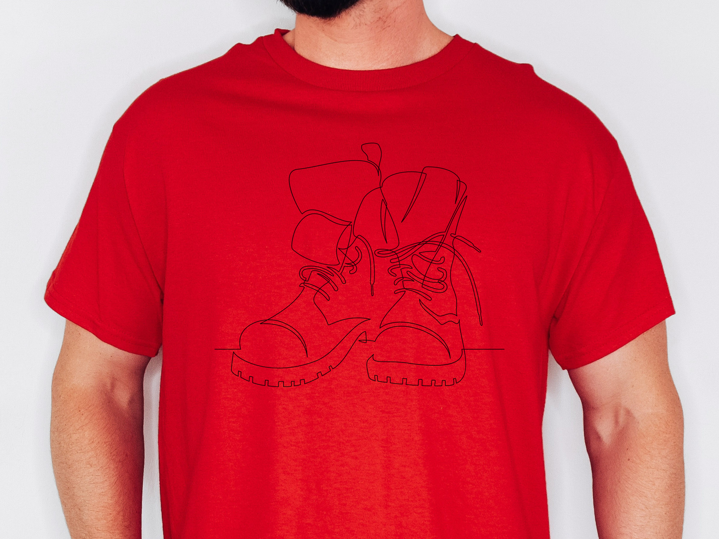 Minimalist Combat Boots Shirt