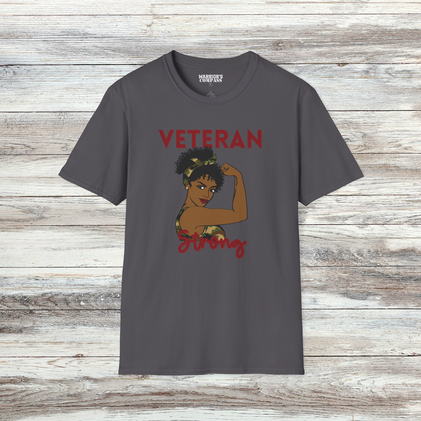 Veteran Strong – Military Woman Power Tee