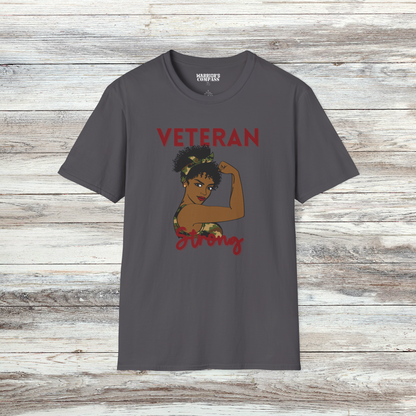 Veteran Strong – Military Woman Power Tee