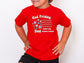 Red Friday Military Deployment Shirt – Until My Dad Comes Home