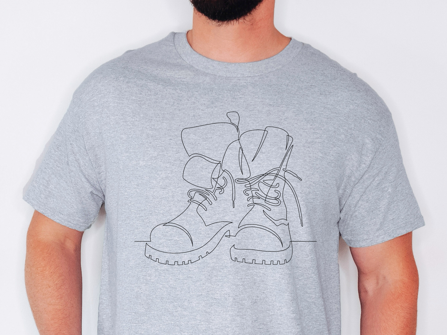 Minimalist Combat Boots Shirt