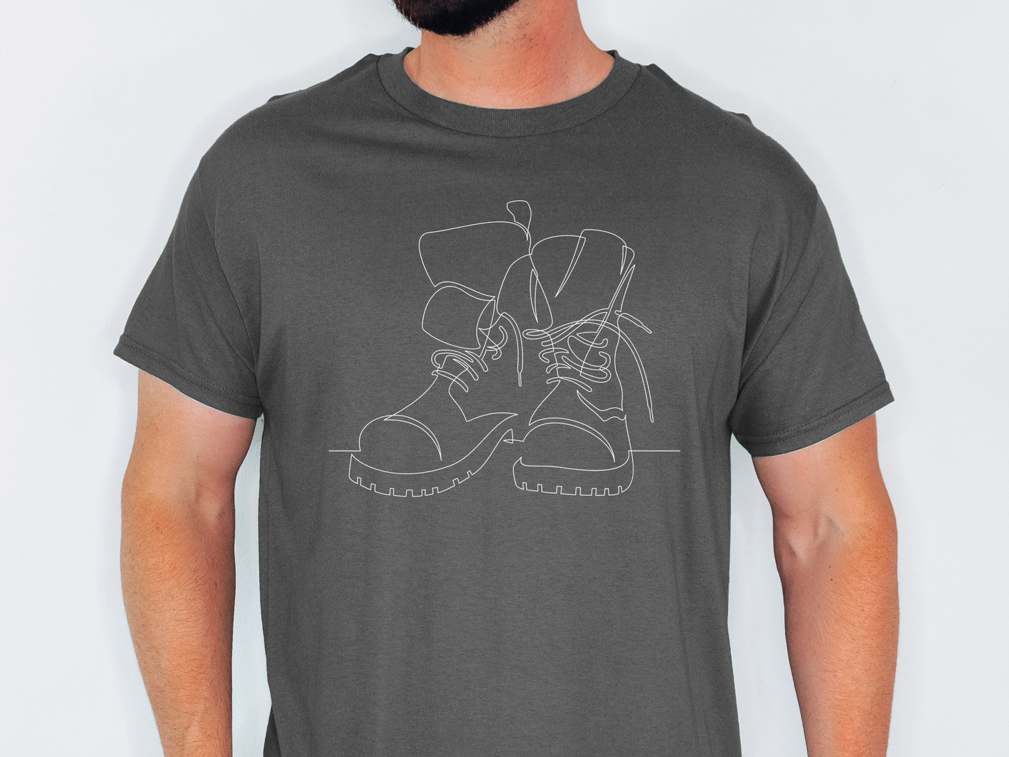 Minimalist Combat Boots Shirt