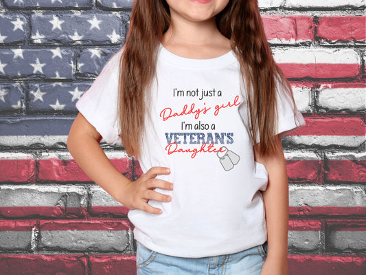 Daddy’s Girl & Veteran’s Daughter Shirt – Military Pride Tee