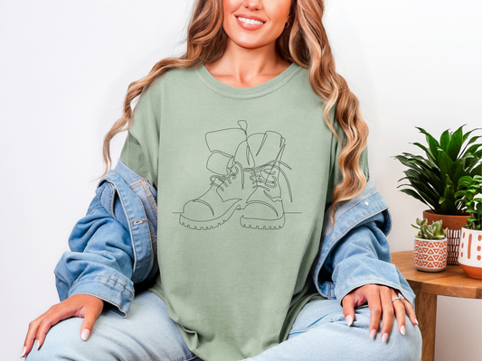 Minimalist Combat Boots Shirt