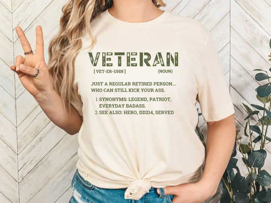 Veteran Definition Shirt