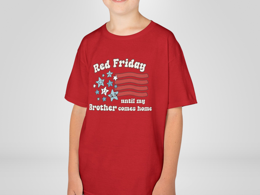 Red Friday Military Support Shirt – Until My Brother Comes Home