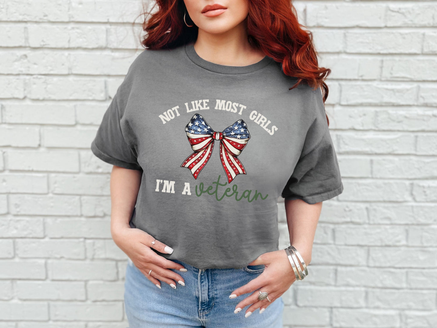Not Like Most Girls Veteran Shirt