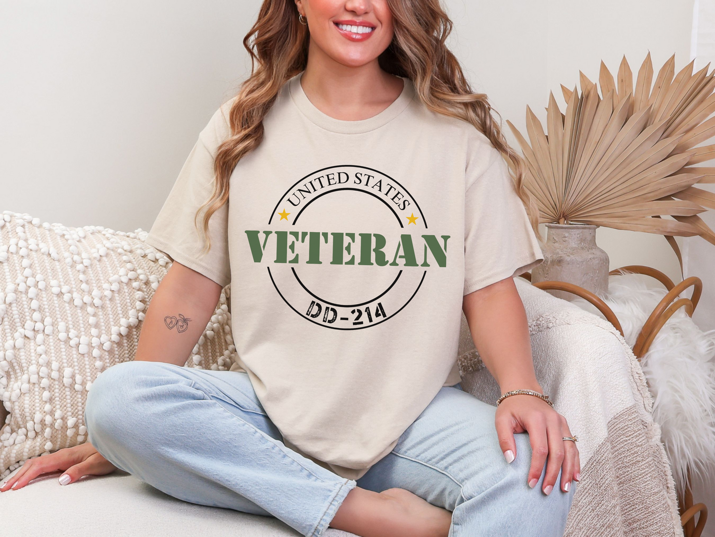 United States Veteran DD-214 Pride Tee