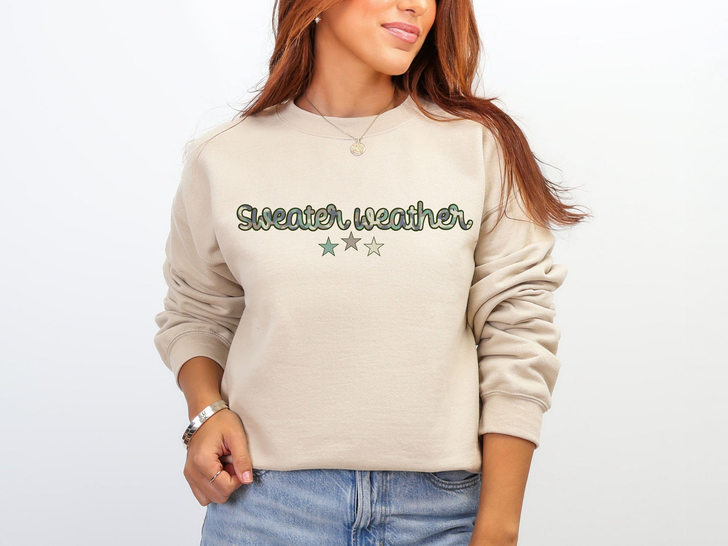 Sweater Weather Camo Sweatshirt