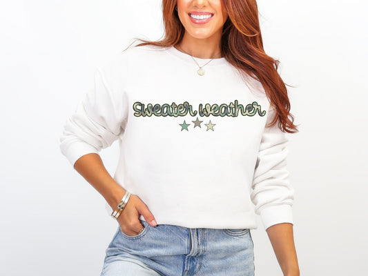 Sweater Weather Camo Sweatshirt