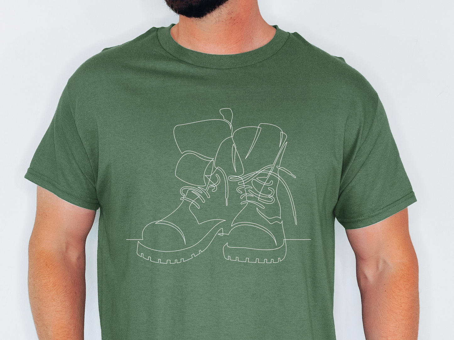 Minimalist Combat Boots Shirt