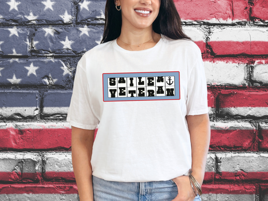 Rolling Letters Sailor Shirt