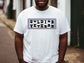 Rolling Letters Solider Shirt