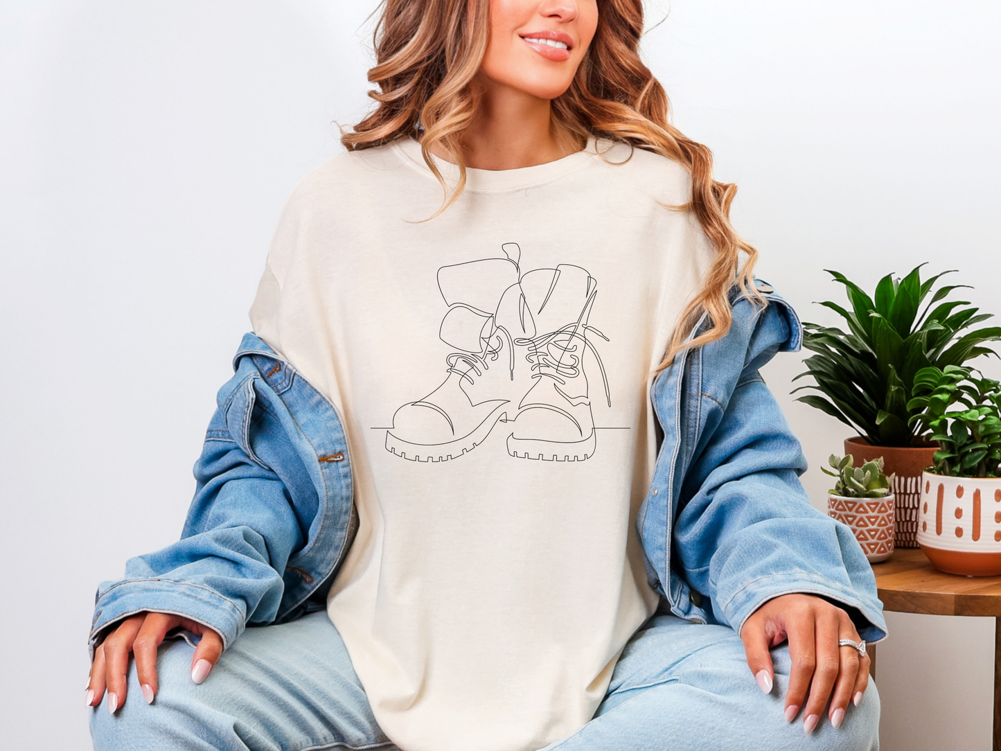 Minimalist Combat Boots Shirt