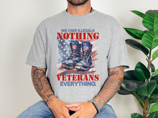 We Owe Veterans Everything Tee