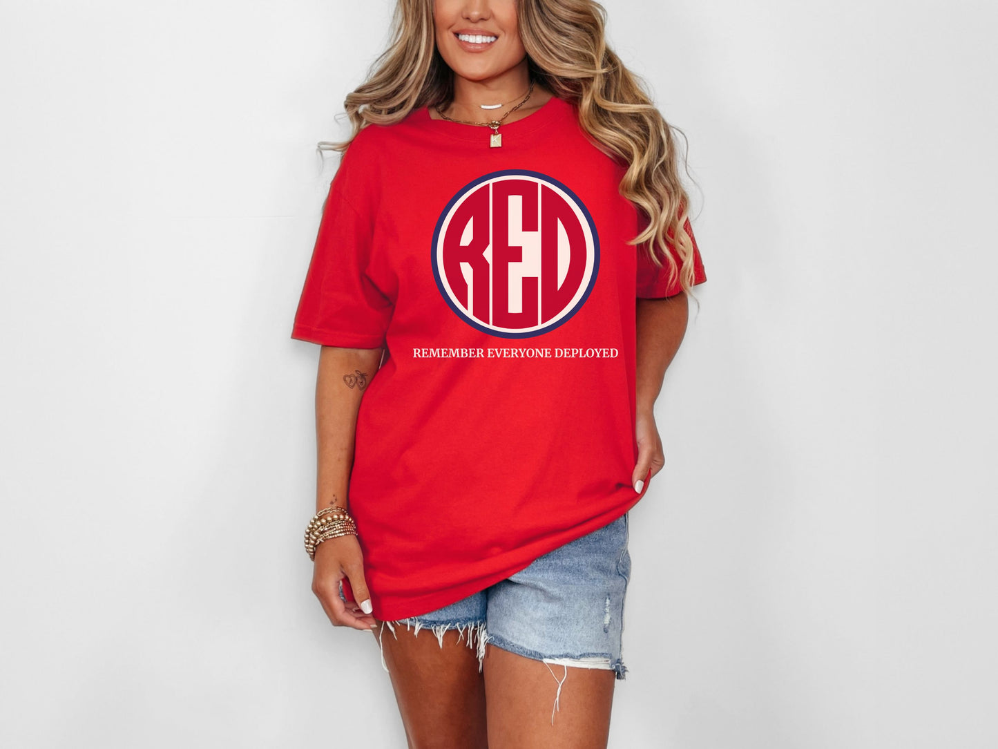 Monogram Remember Everyone Deployed Shirt