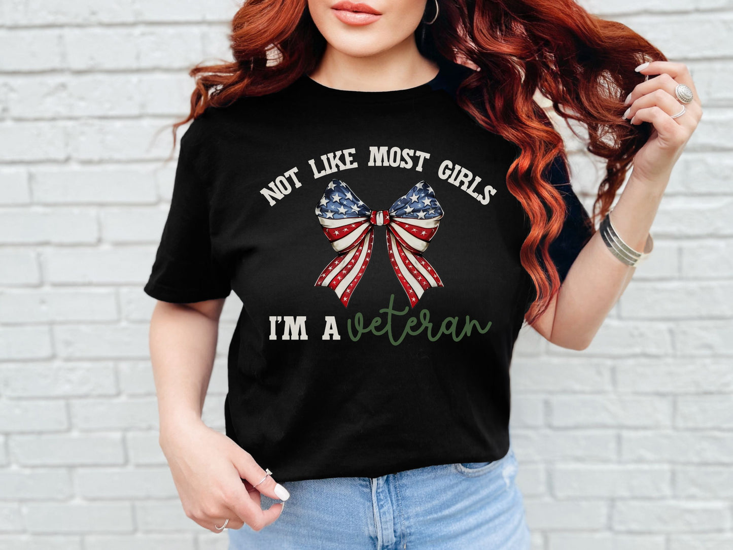 Not Like Most Girls Veteran Shirt