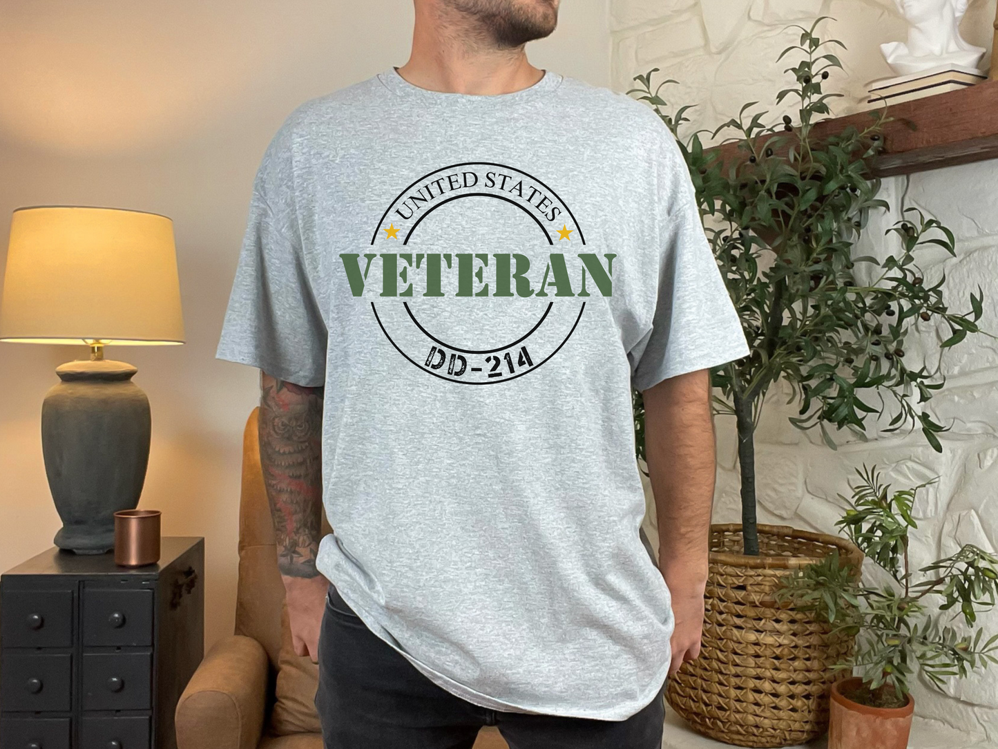 United States Veteran DD-214 Pride Tee