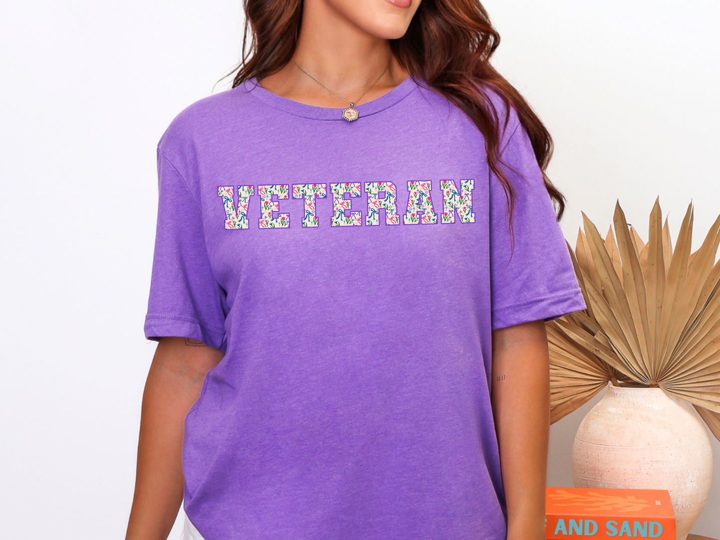 Floral University Veteran Tee