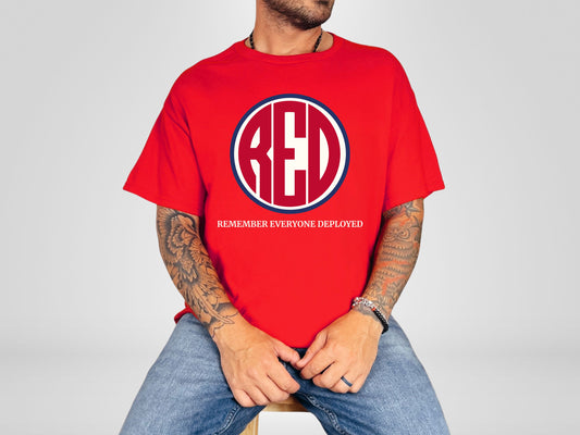 Monogram Remember Everyone Deployed Shirt