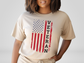 Distressed Veteran Flag Shirt