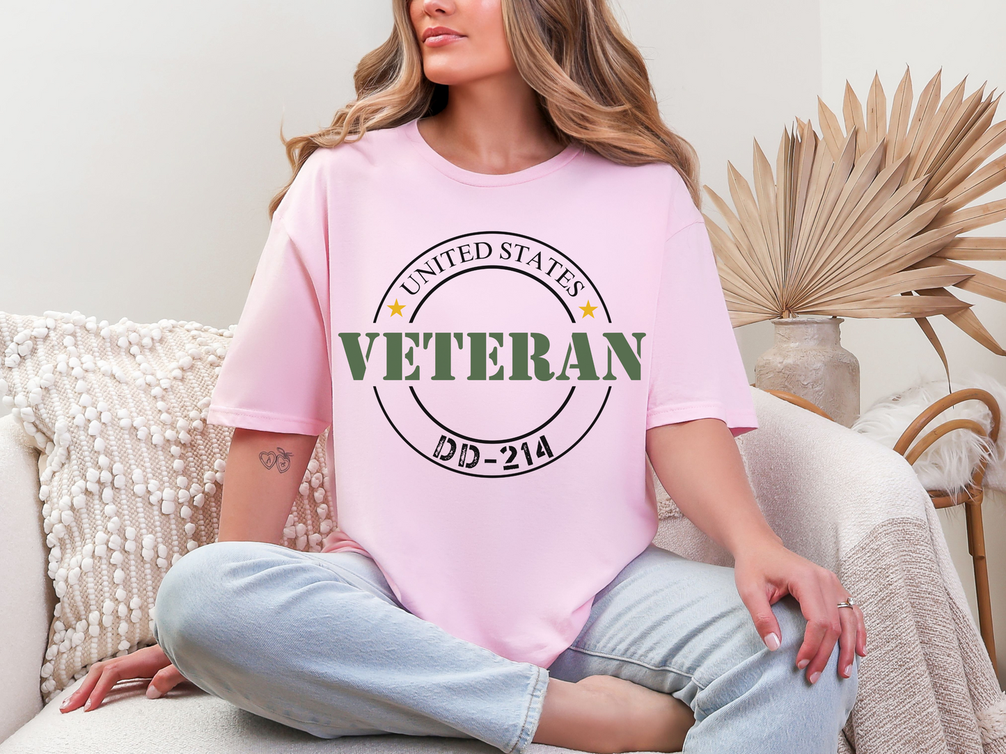 United States Veteran DD-214 Pride Tee