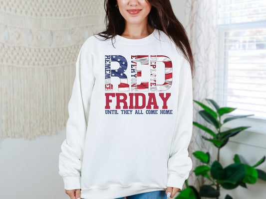 RED Flag Friday Sweatshirt