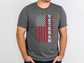 Distressed Veteran Flag Shirt
