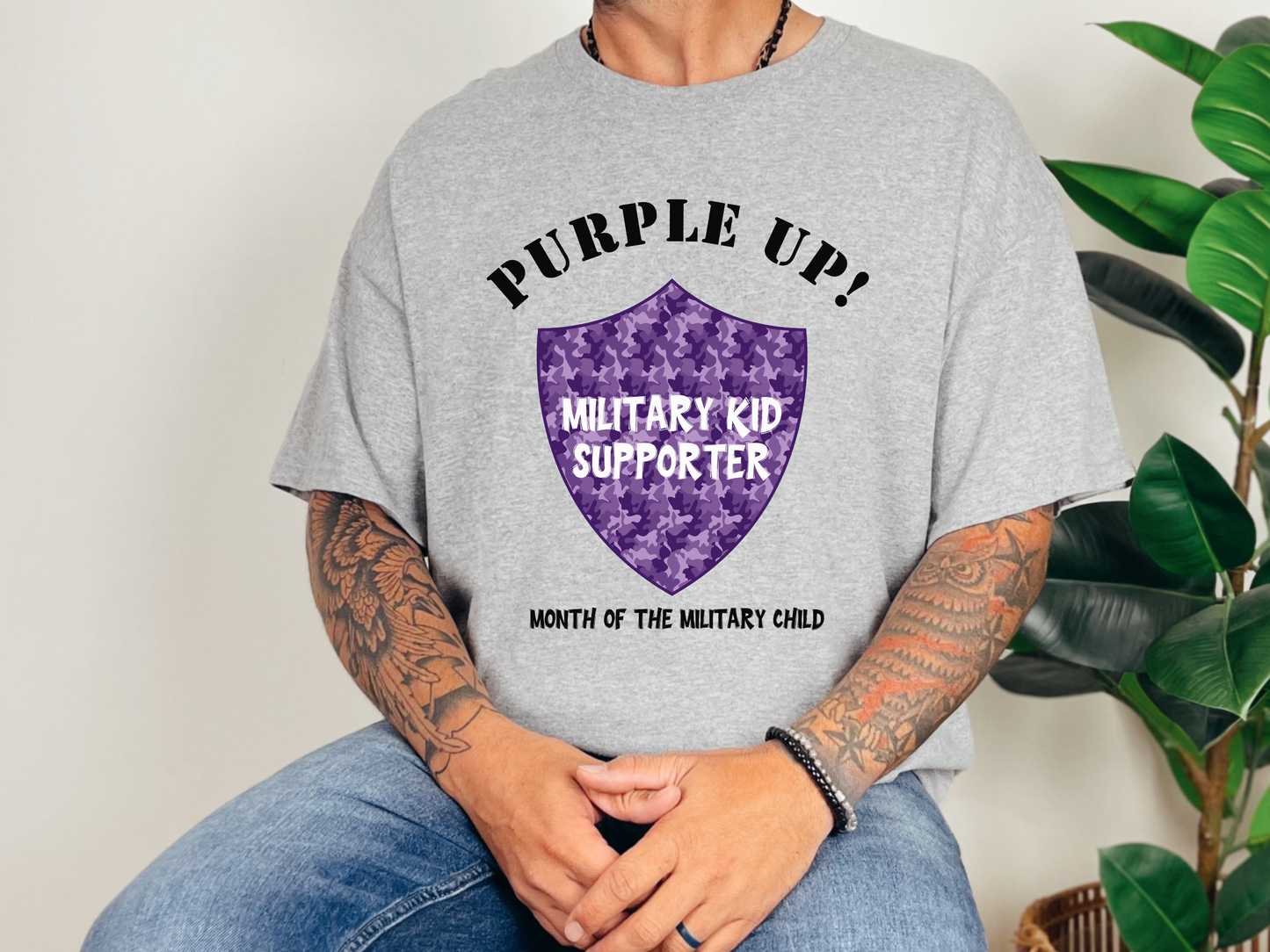 Purple Shield Tee