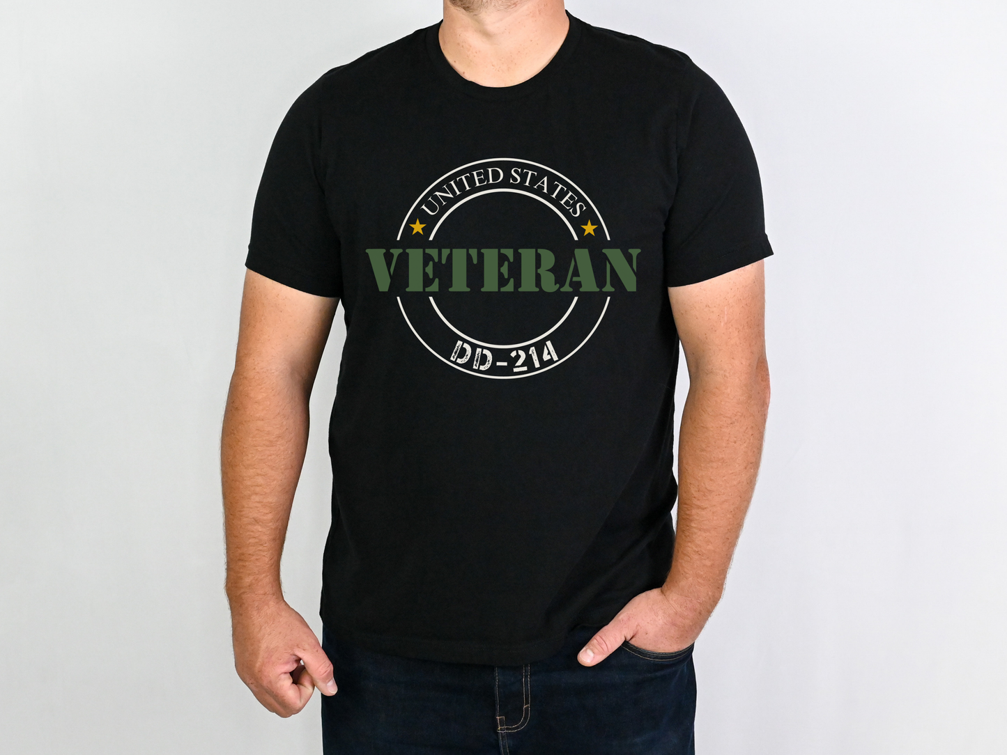 United States Veteran DD-214 Pride Tee