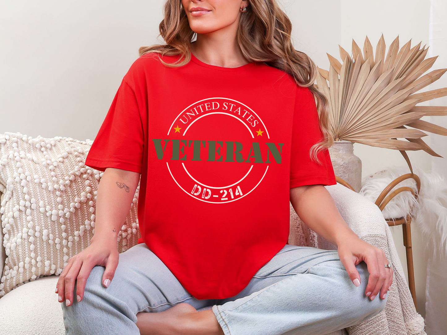 United States Veteran DD-214 Pride Tee