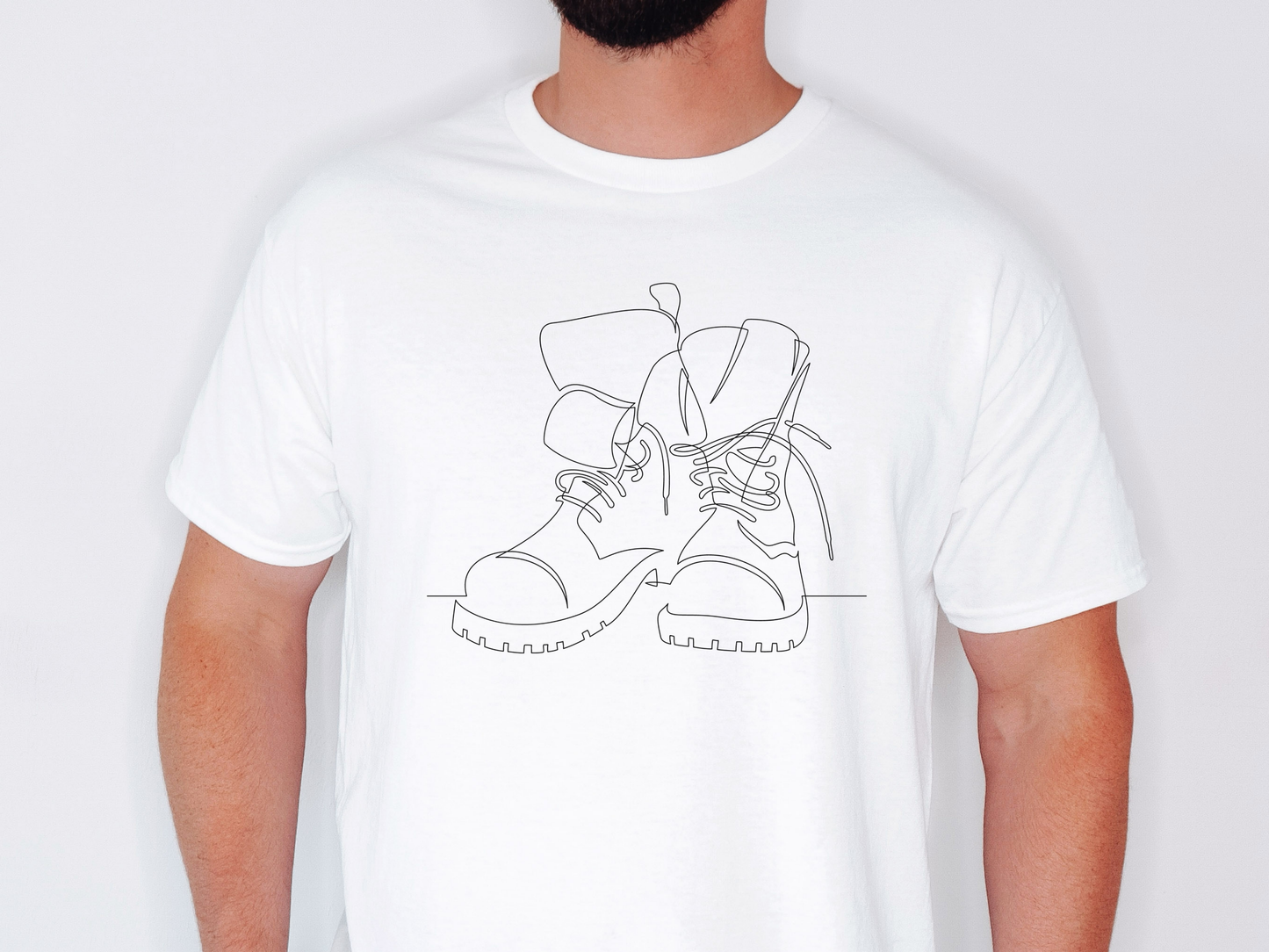 Minimalist Combat Boots Shirt