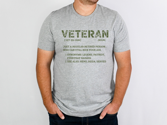 Veteran Definition Shirt