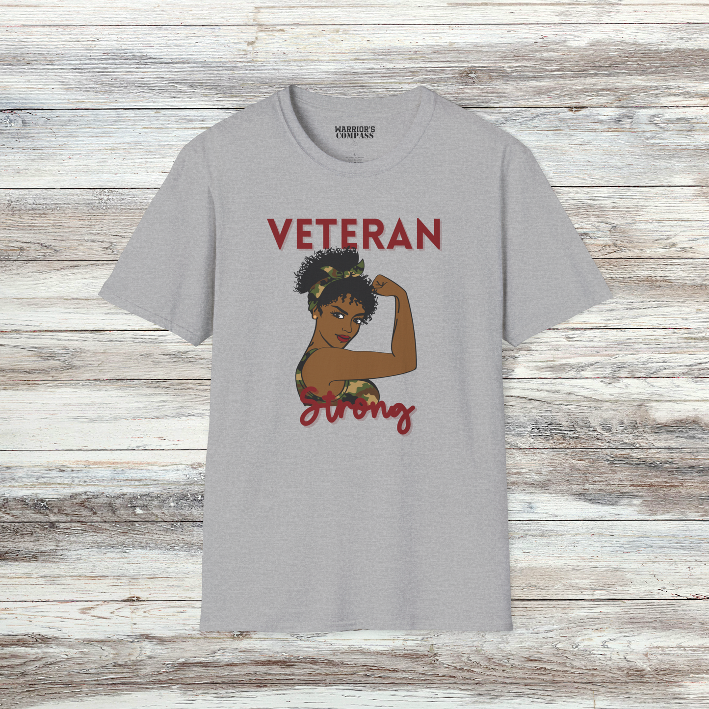 Veteran Strong – Military Woman Power Tee