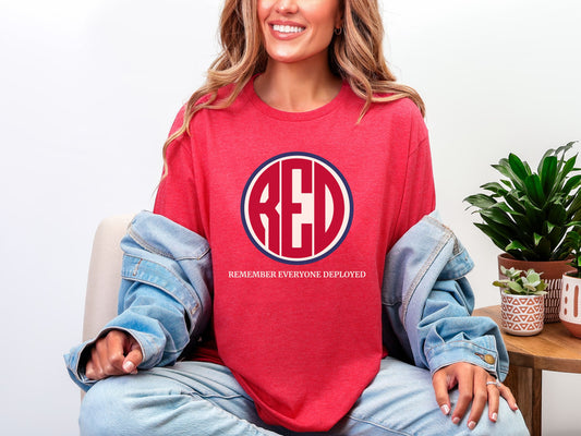 Monogram Remember Everyone Deployed Shirt